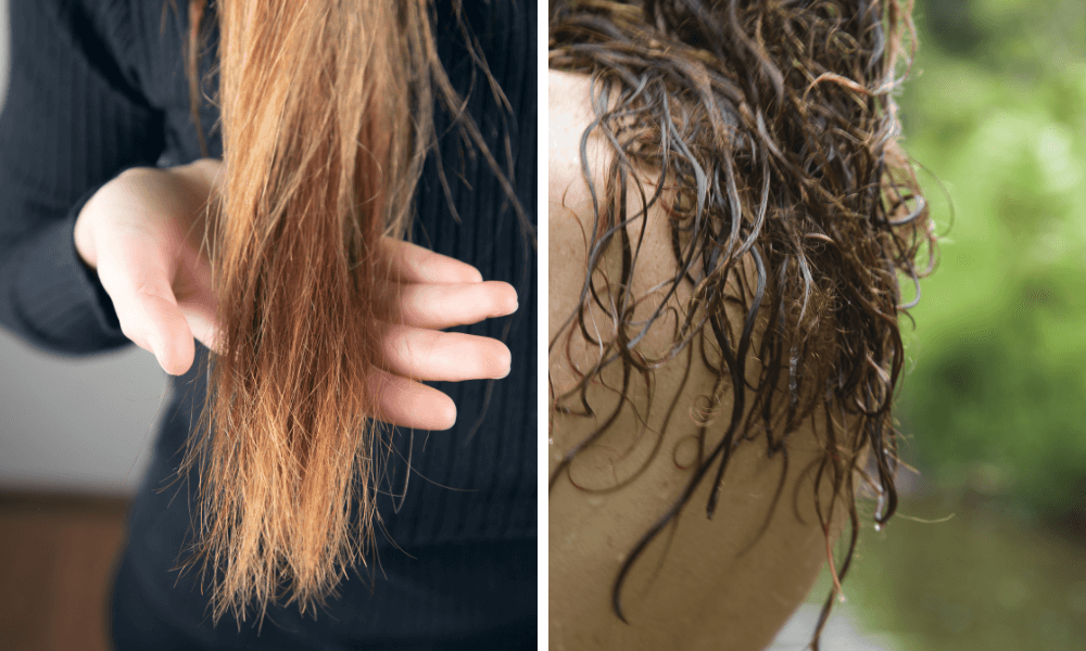 treating dry hair