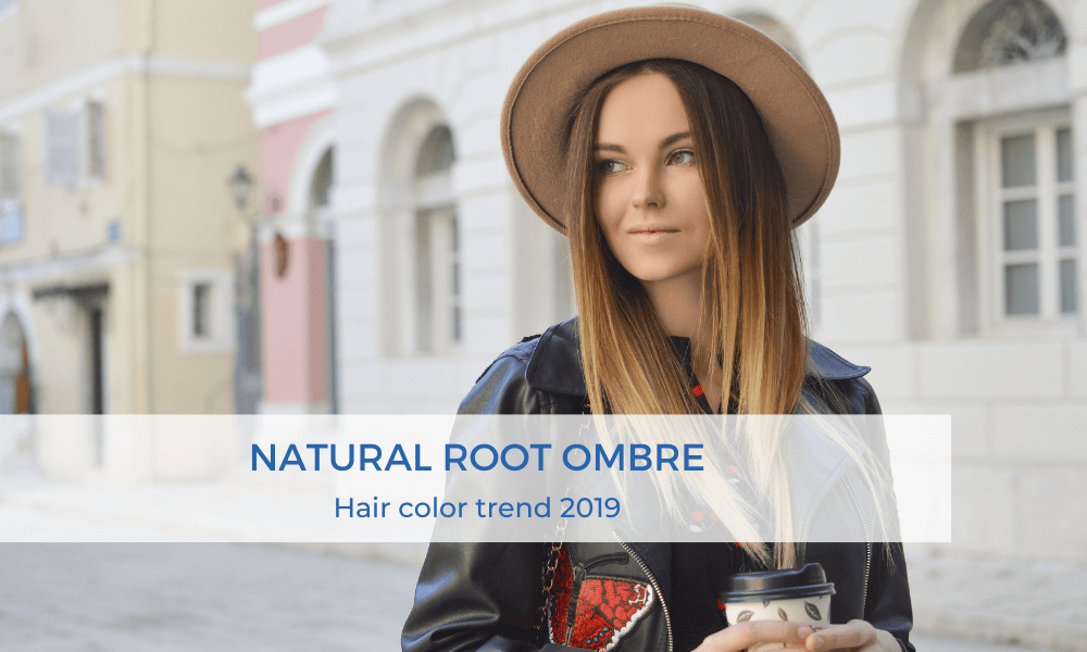 natural root ombre hair color trend